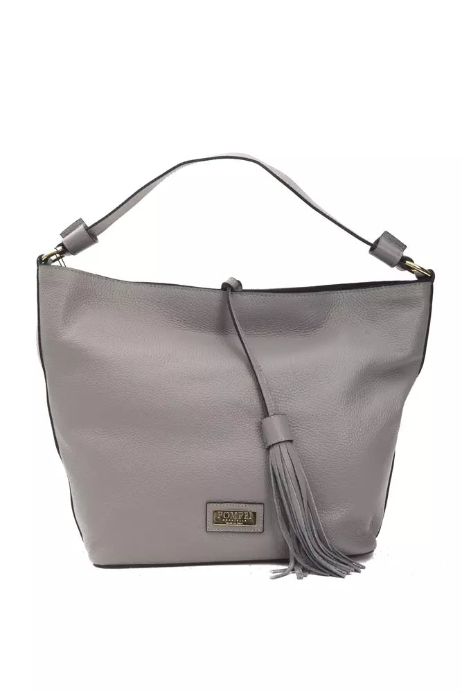 Large Shoulder Bag in Leather