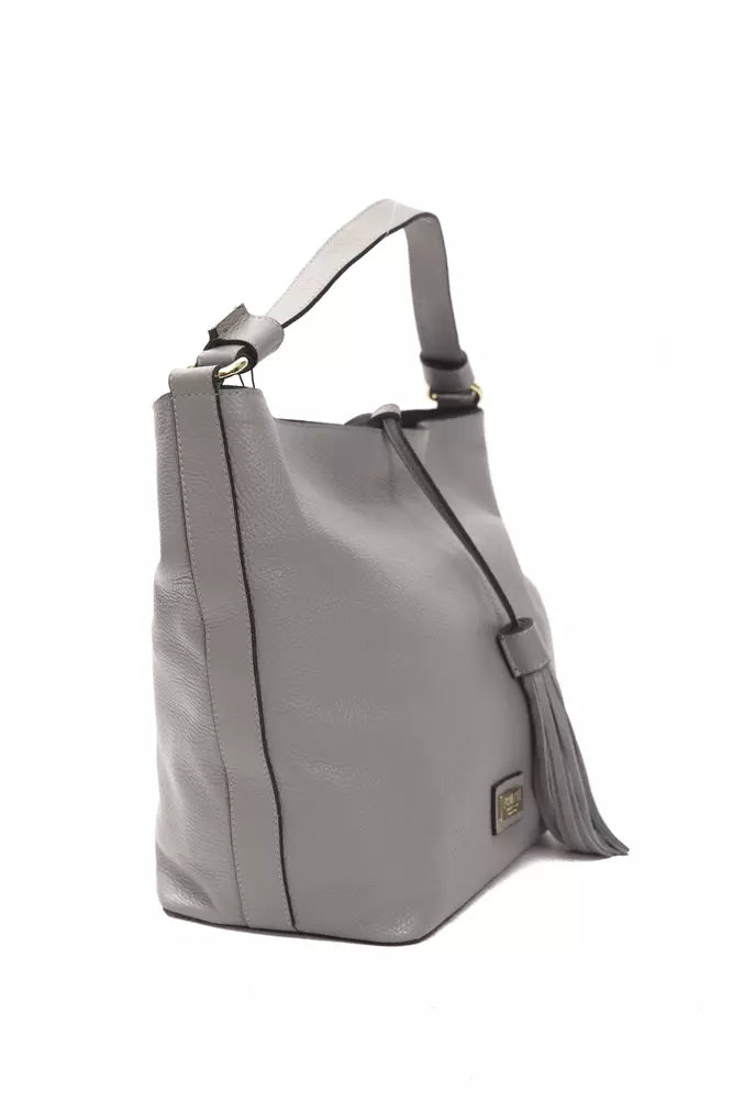 Large Shoulder Bag in Leather