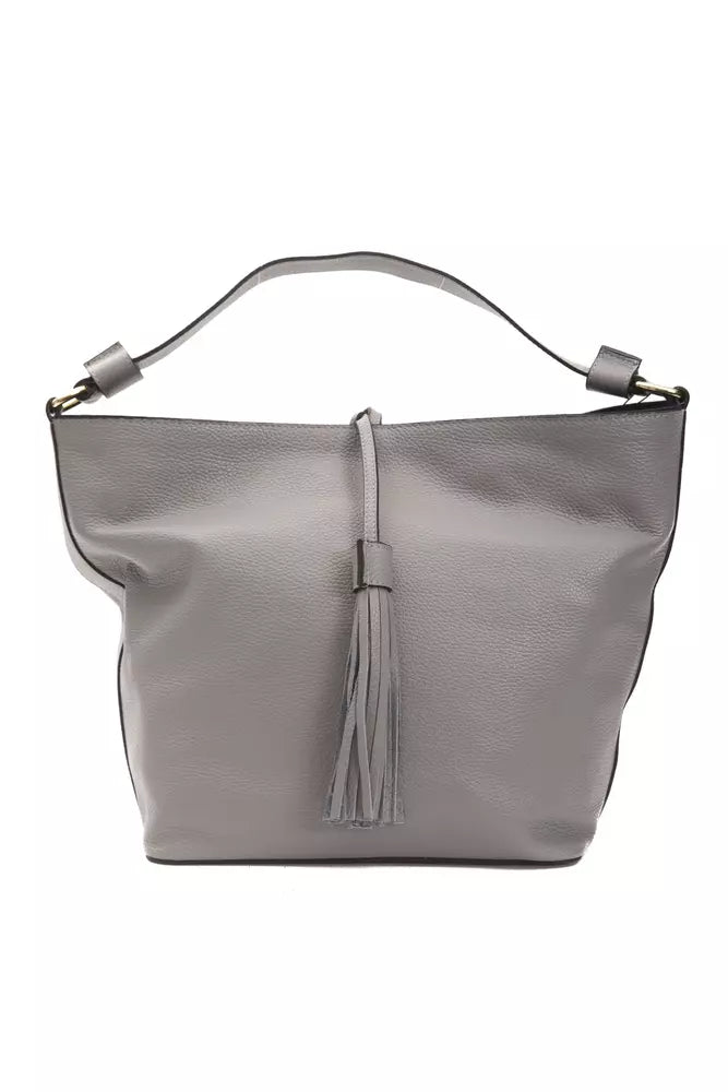 Large Shoulder Bag in Leather