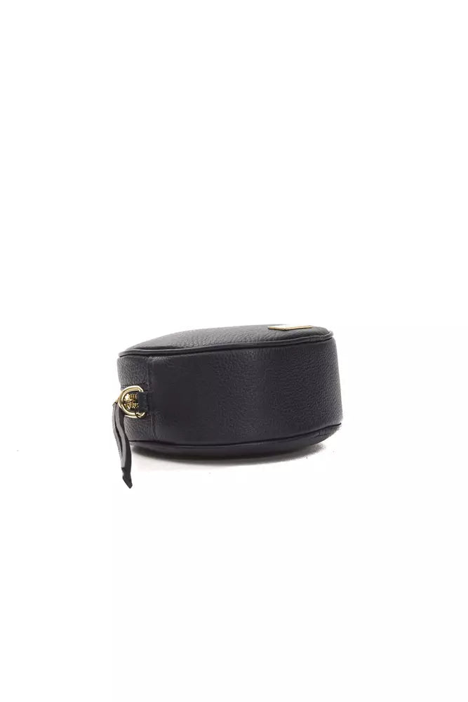 Small Oval Crossbody Bag in Leather