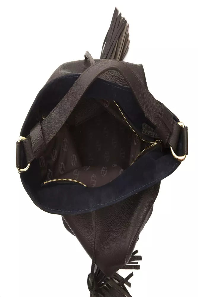 Large Shoulder Bag in Leather