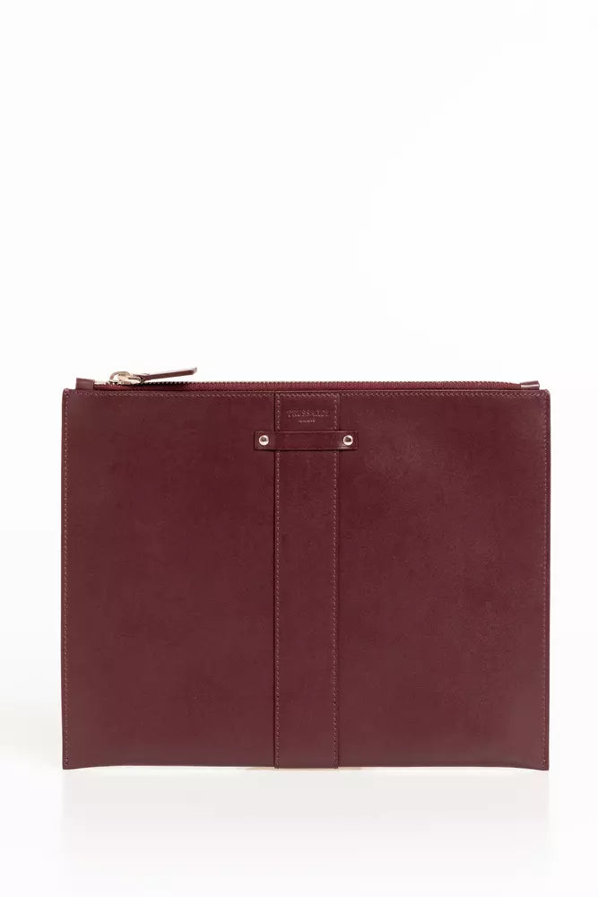 Pochette en cuir marron pour homme