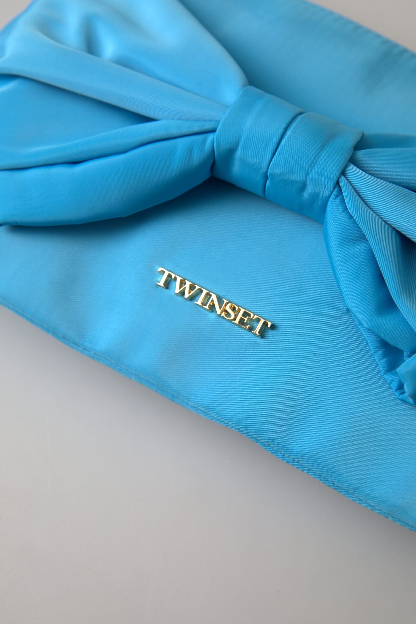 Silk Clutch Bag with Bow