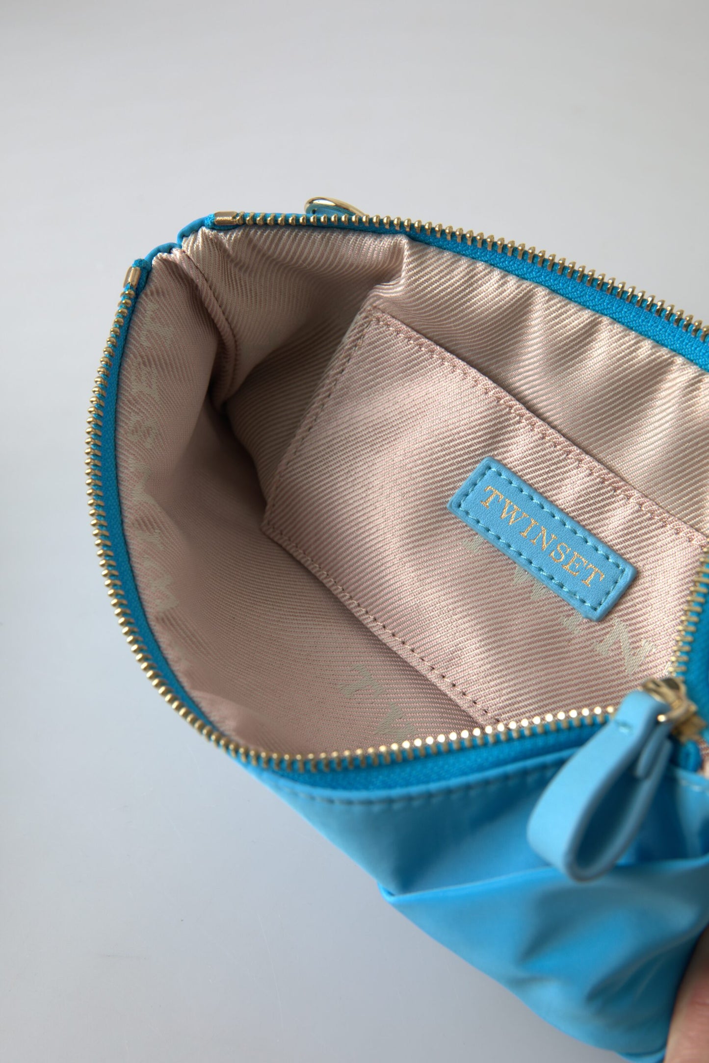 Silk Clutch Bag with Bow