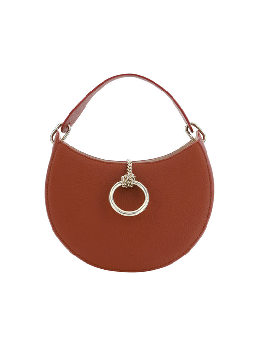 Small Arlène Shoulder Bag in Grained Leather