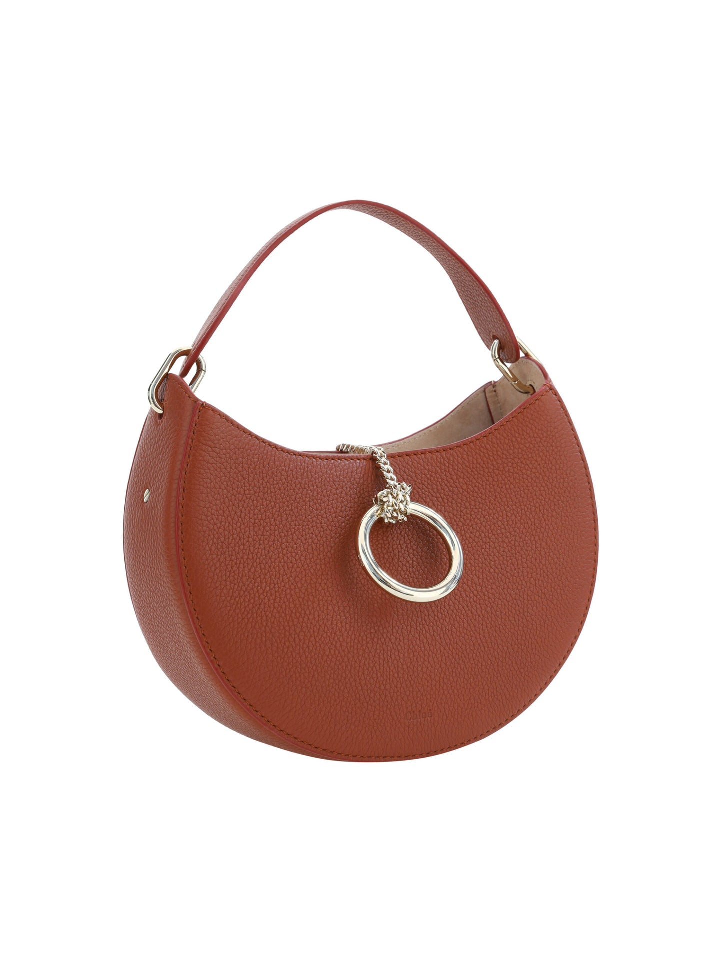 Small Arlène Shoulder Bag in Grained Leather