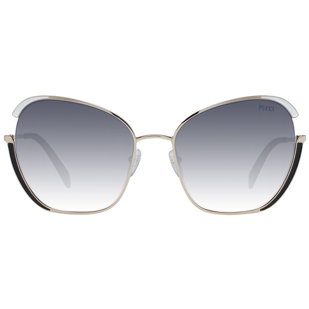 Lunettes de soleil dorées pour femmes