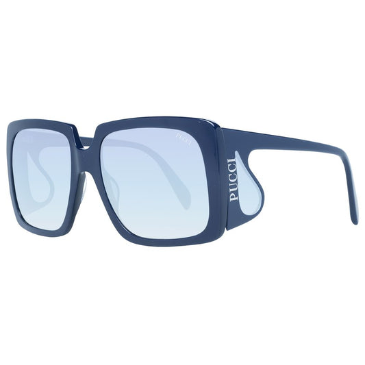 Lunettes de soleil bleues pour femmes