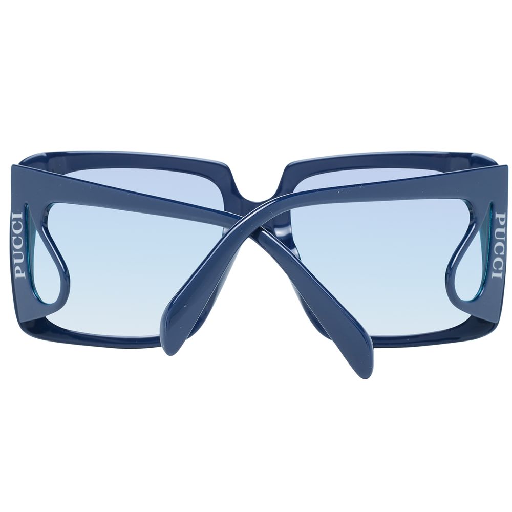 Lunettes de soleil bleues pour femmes