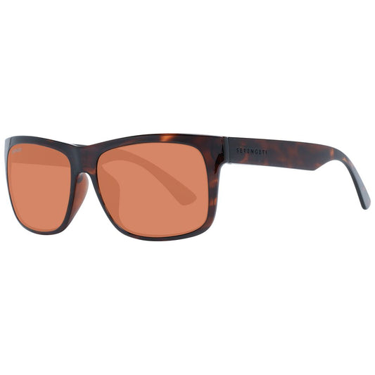 Lunettes de soleil unisexes marron