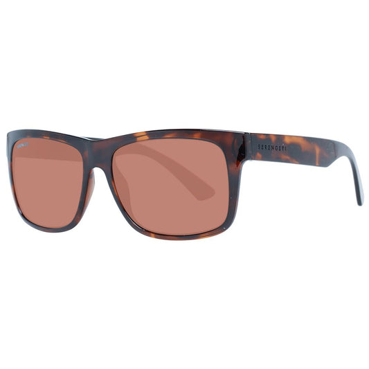 Lunettes de soleil unisexes marron
