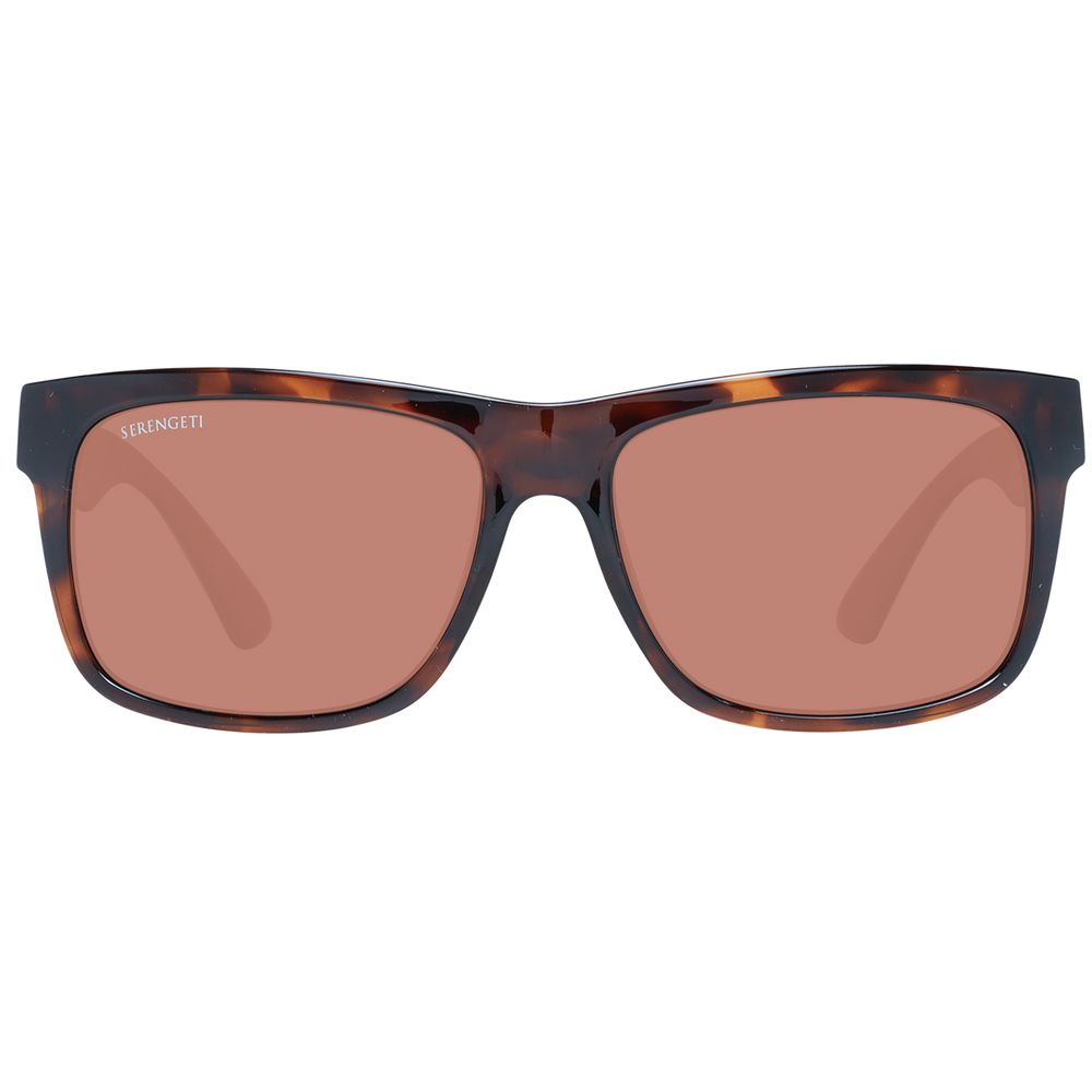 Lunettes de soleil unisexes marron
