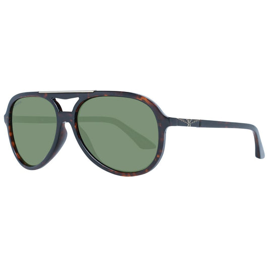Lunettes de soleil marron pour hommes