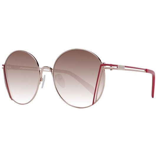 Lunettes de soleil pour femmes en or rose
