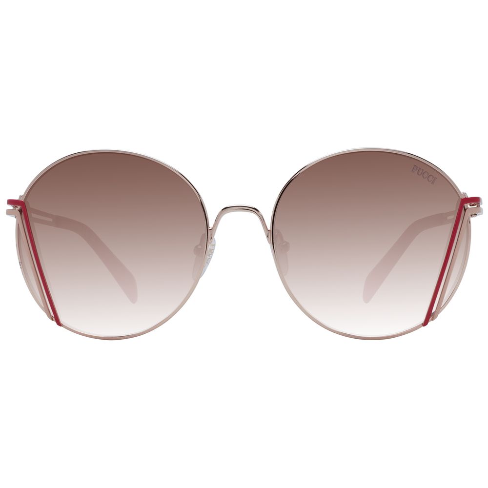 Lunettes de soleil pour femmes en or rose