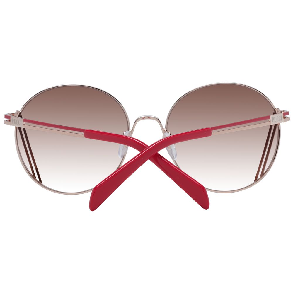 Lunettes de soleil pour femmes en or rose