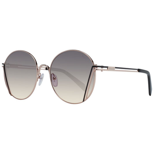 Lunettes de soleil pour femmes en or rose