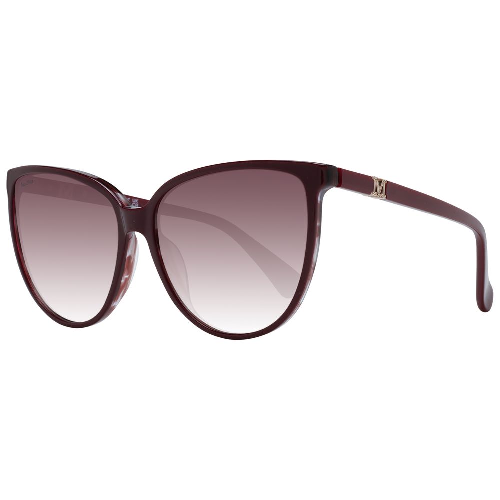 Lunettes de soleil bordeaux pour femmes