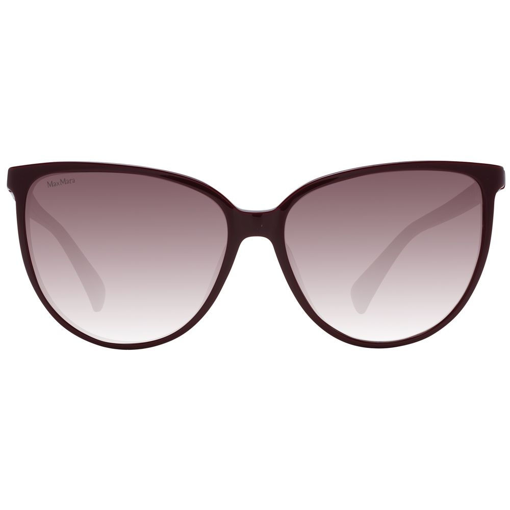 Lunettes de soleil bordeaux pour femmes