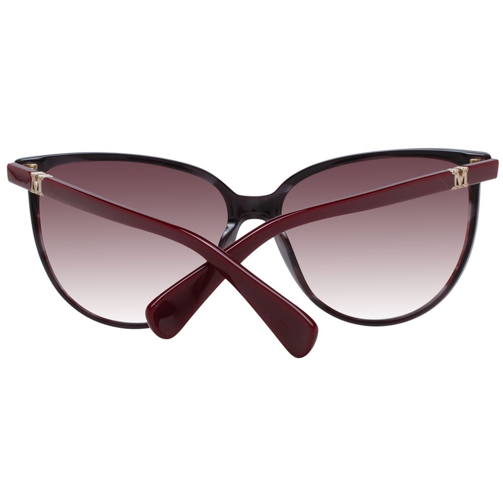 Lunettes de soleil bordeaux pour femmes