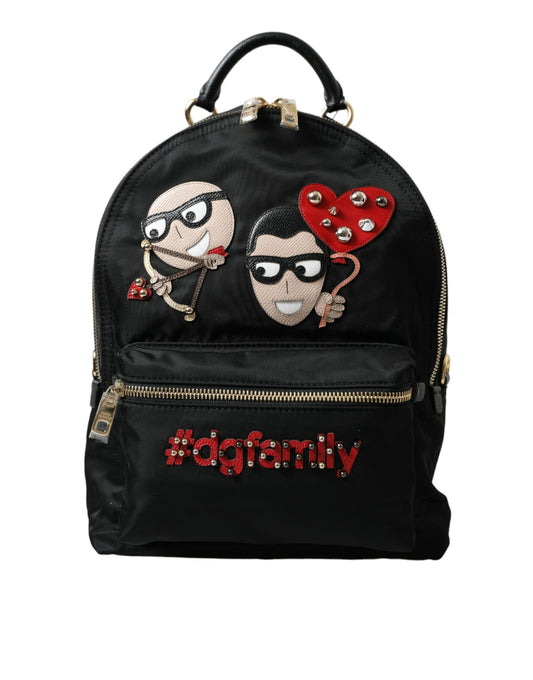 Sac à dos noir élégant et orné