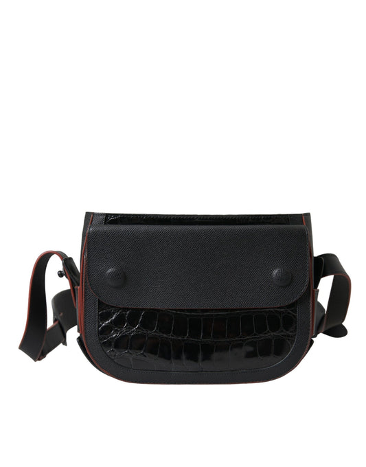 Camera Bag in Crocodile
