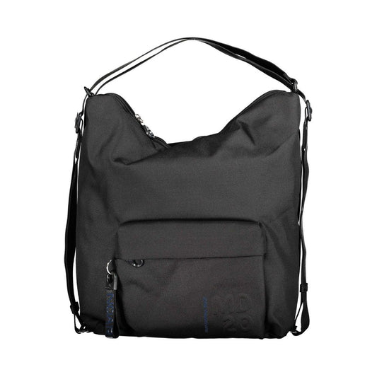Sac à bandoulière en polyester noir
