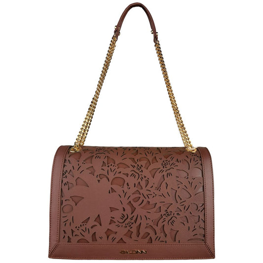 Crossbody Bag in Brown Leather
