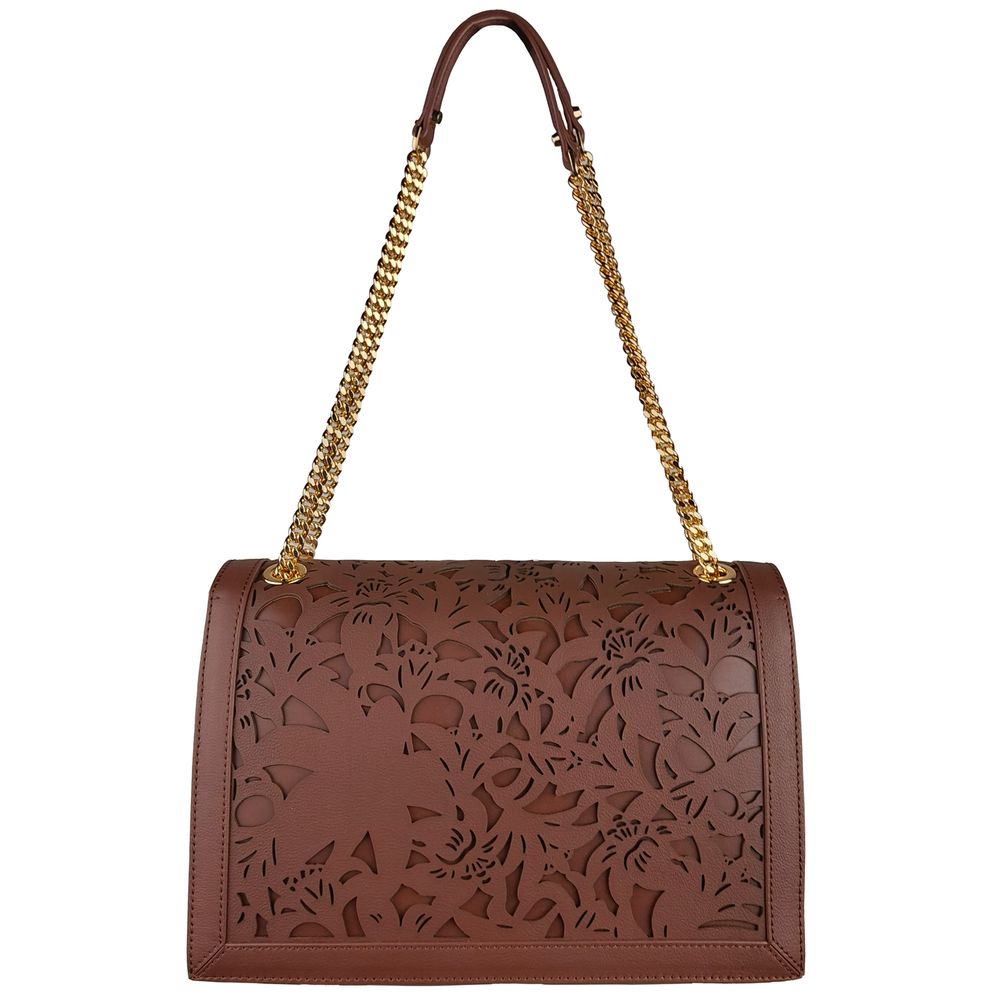 Crossbody Bag in Brown Leather
