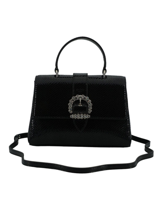 Chéri Lizard Embossed Top Handle Medium Bag