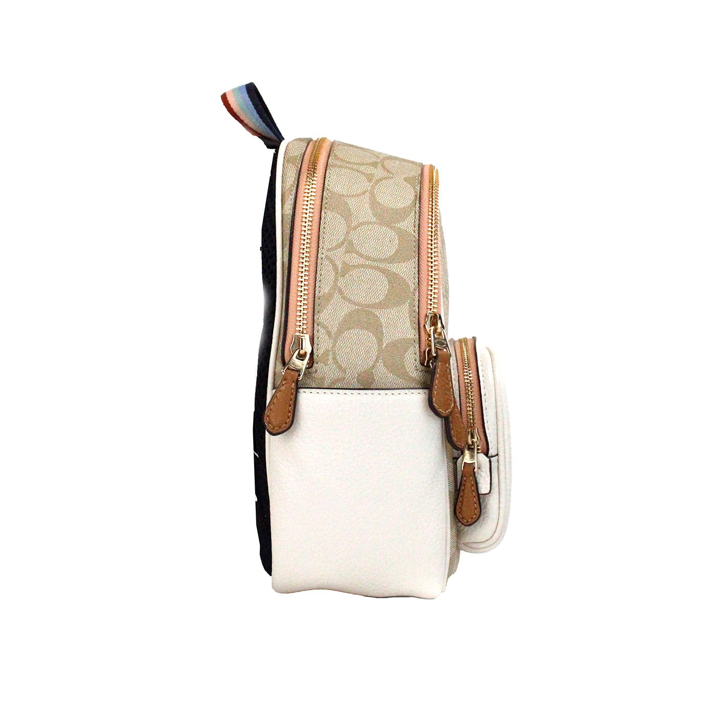 Mini Court Backpack in Signature Canvas with Pear
