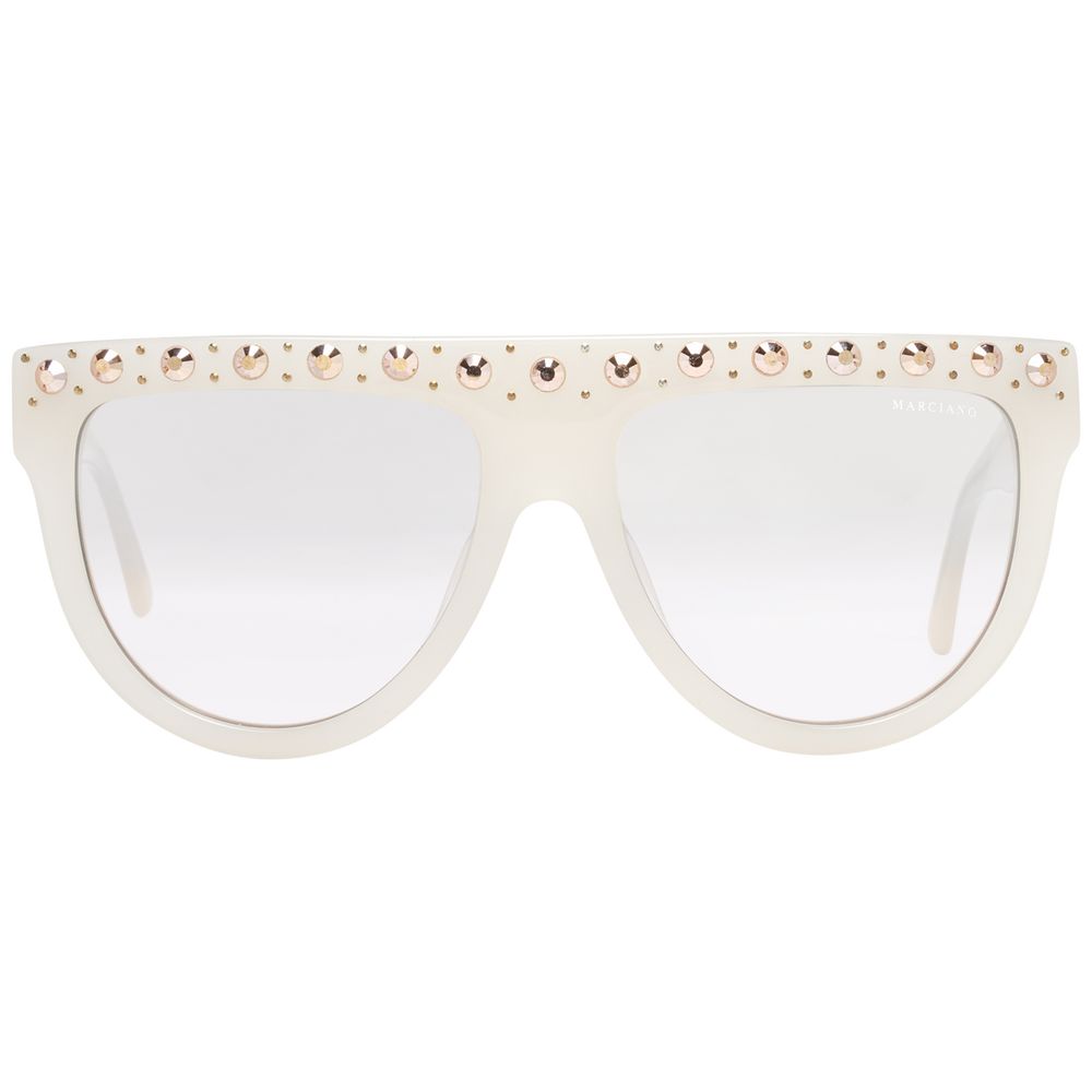 Lunettes de soleil blanches pour femmes