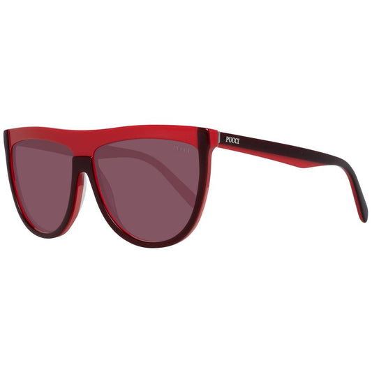 Lunettes de soleil bordeaux pour femmes