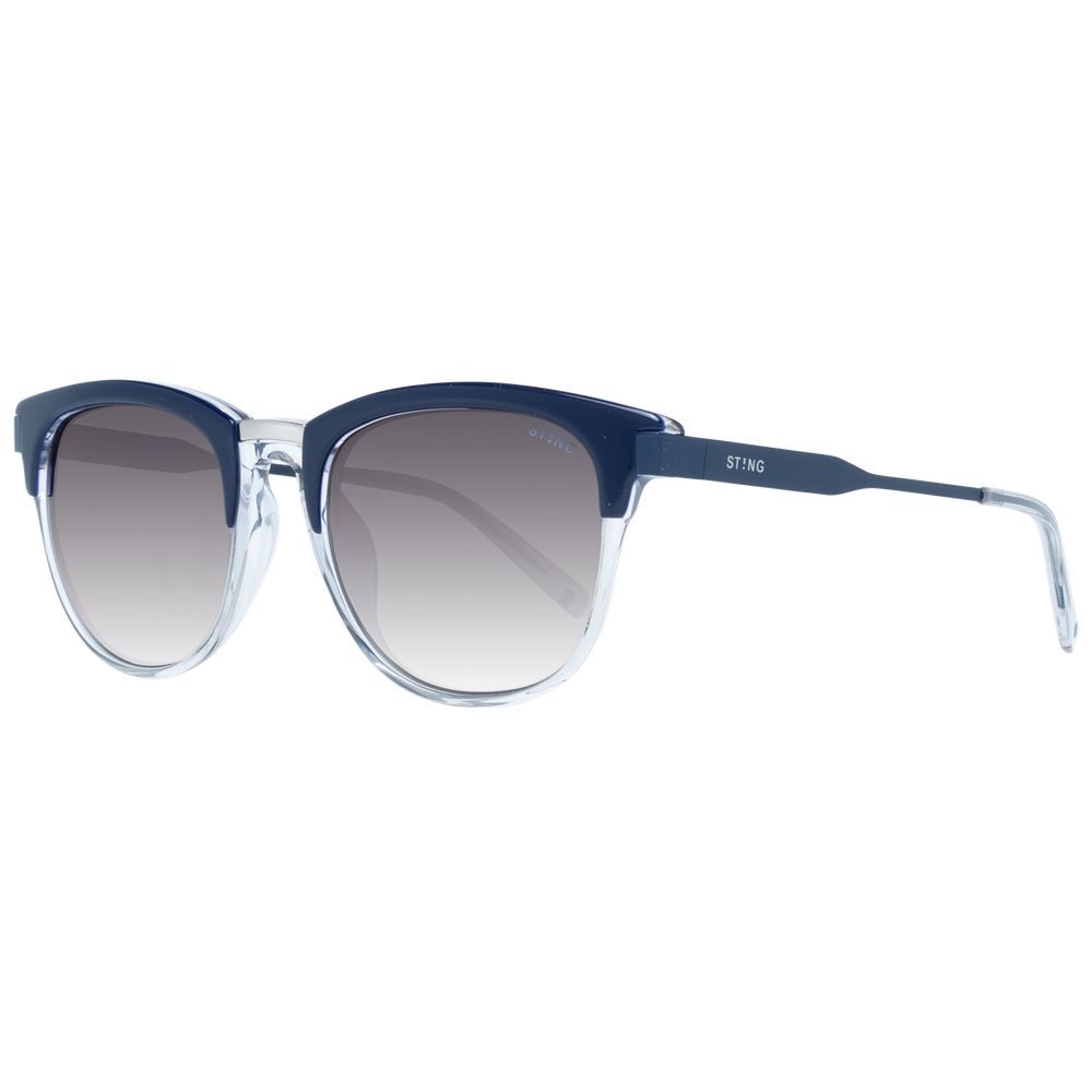 Lunettes de soleil unisexes bleues