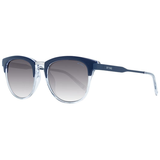 Lunettes de soleil unisexes bleues
