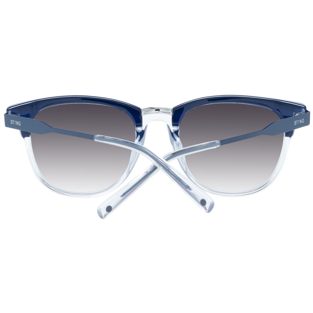 Lunettes de soleil unisexes bleues