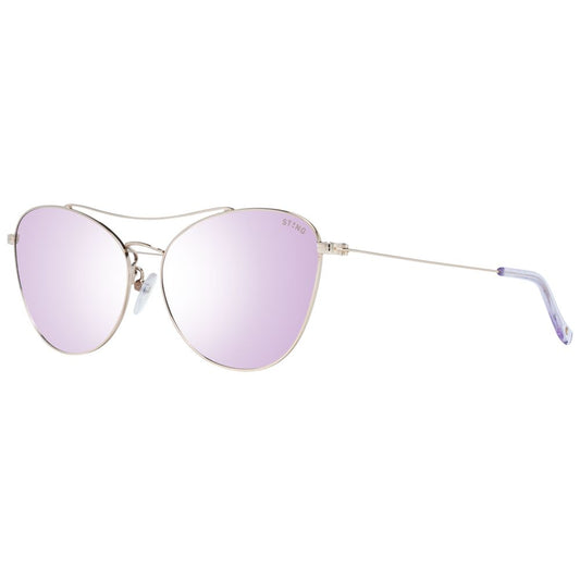 Gafas de sol doradas para mujer