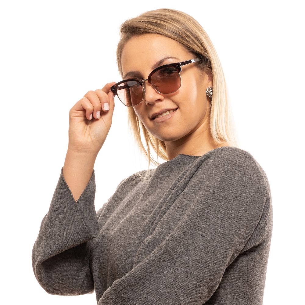 Lunettes de soleil unisexes marron