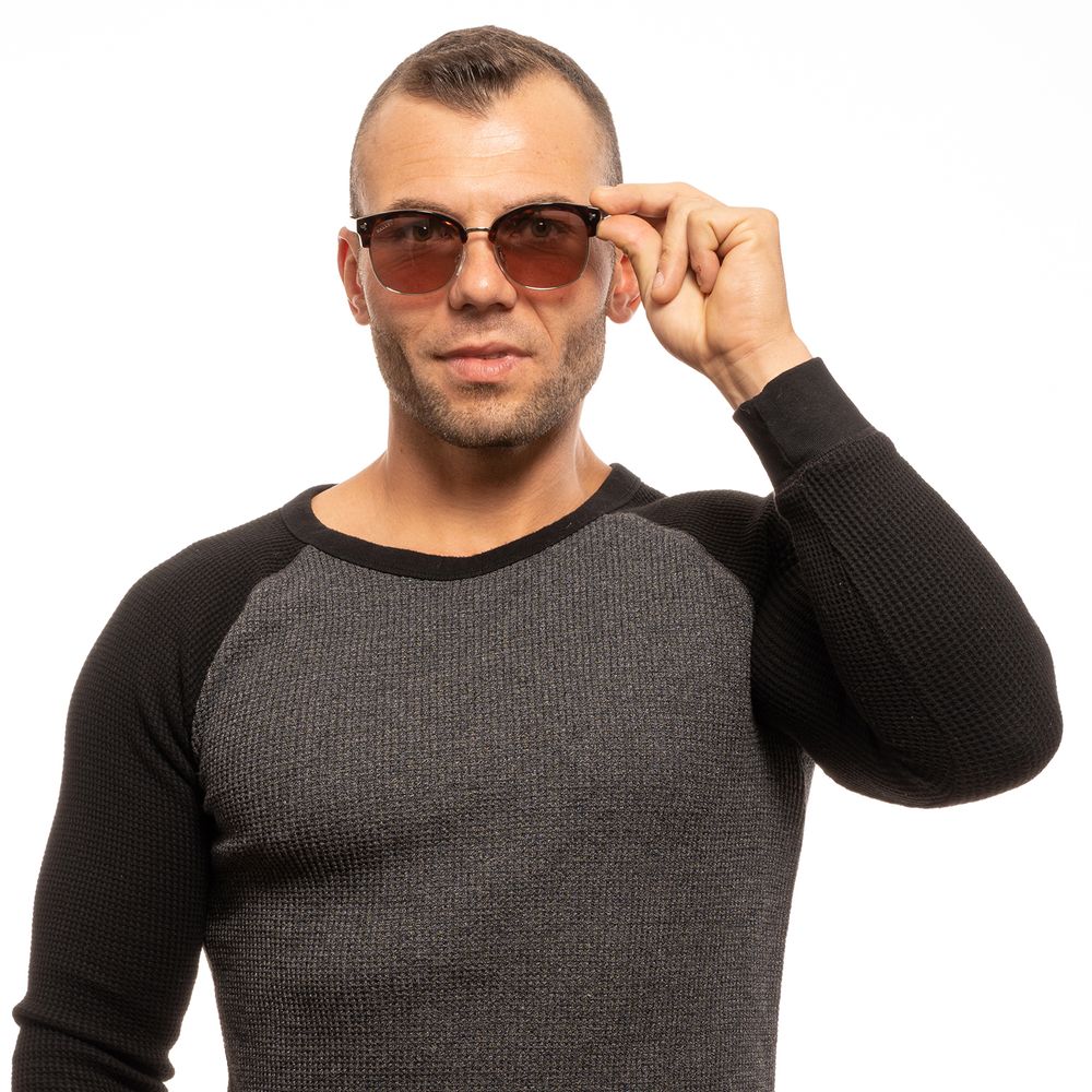 Lunettes de soleil unisexes marron