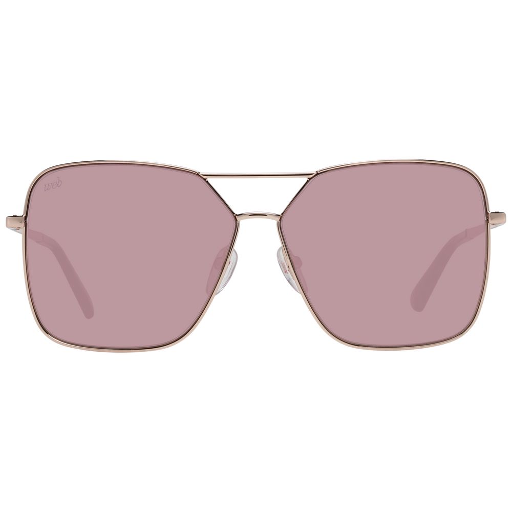 Lunettes de soleil pour femmes en or rose