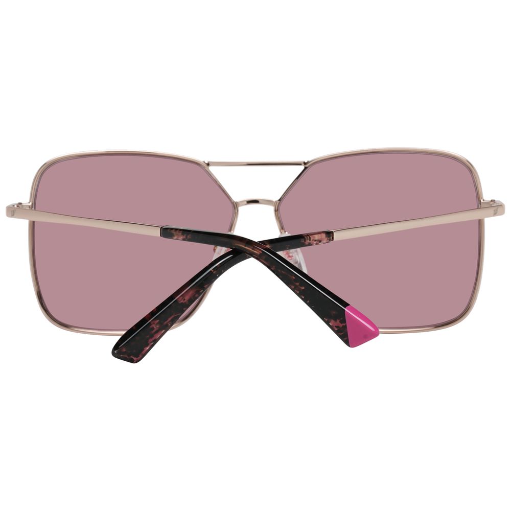 Lunettes de soleil pour femmes en or rose