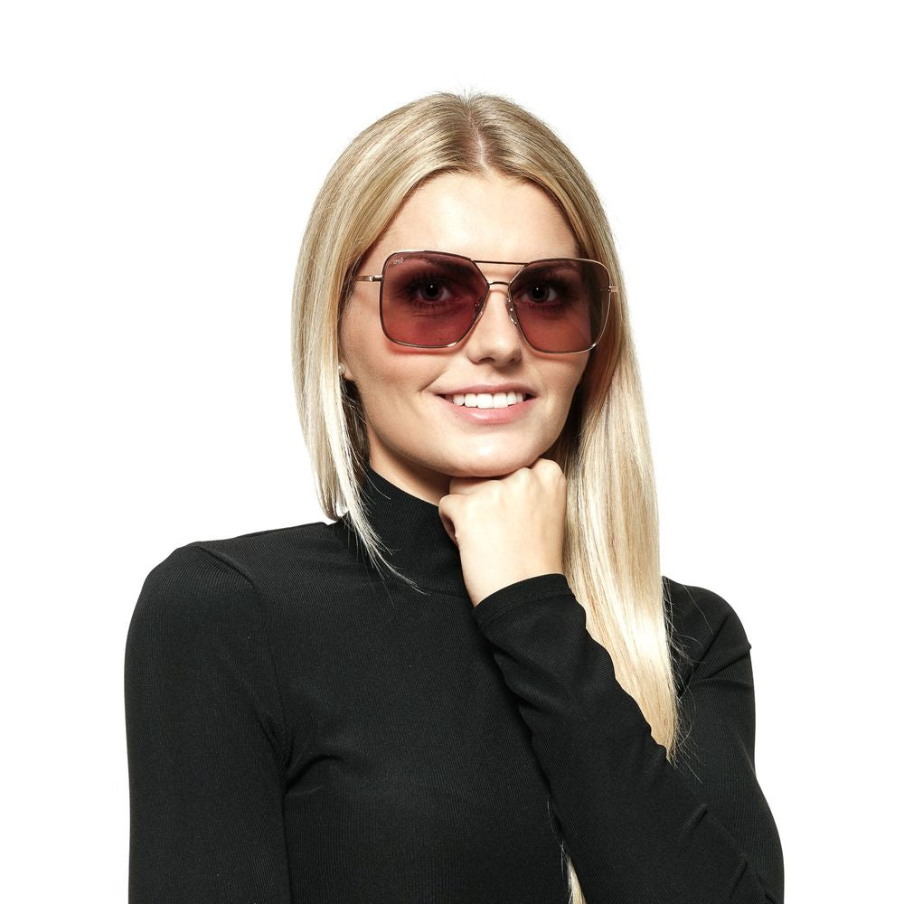 Lunettes de soleil pour femmes en or rose