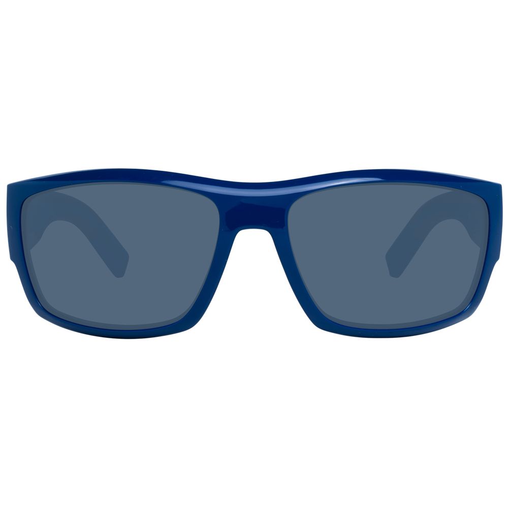 Lunettes de soleil unisexes bleues