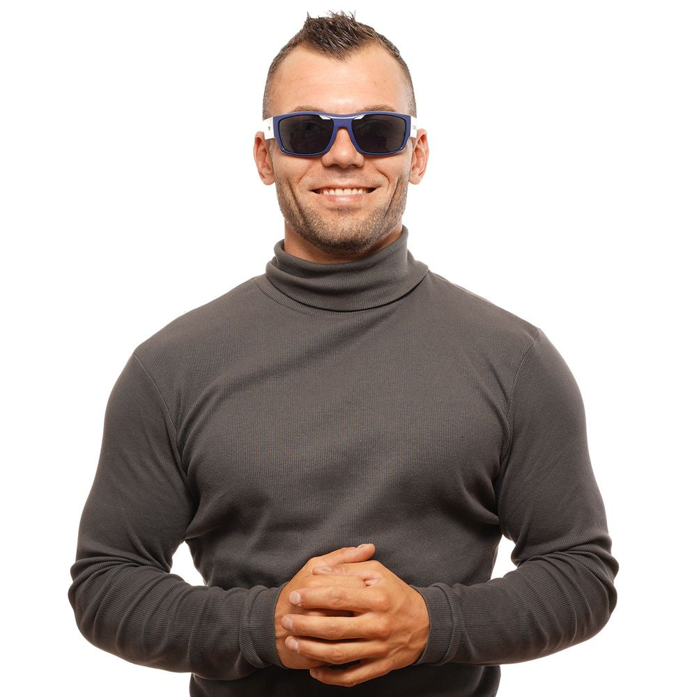 Lunettes de soleil unisexes bleues