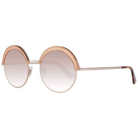 Gafas de sol de oro rosa para mujer