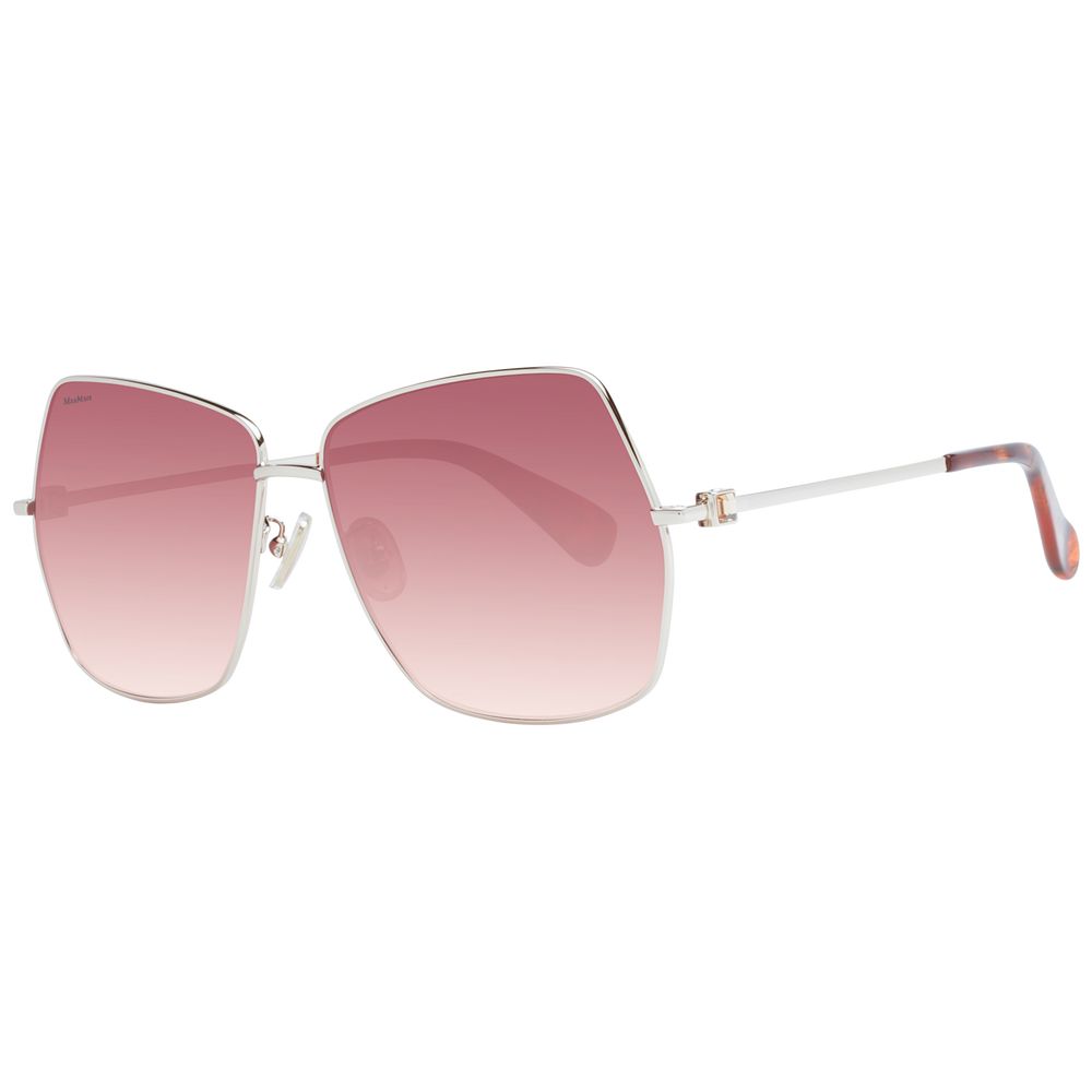 Lunettes de soleil argentées pour femmes