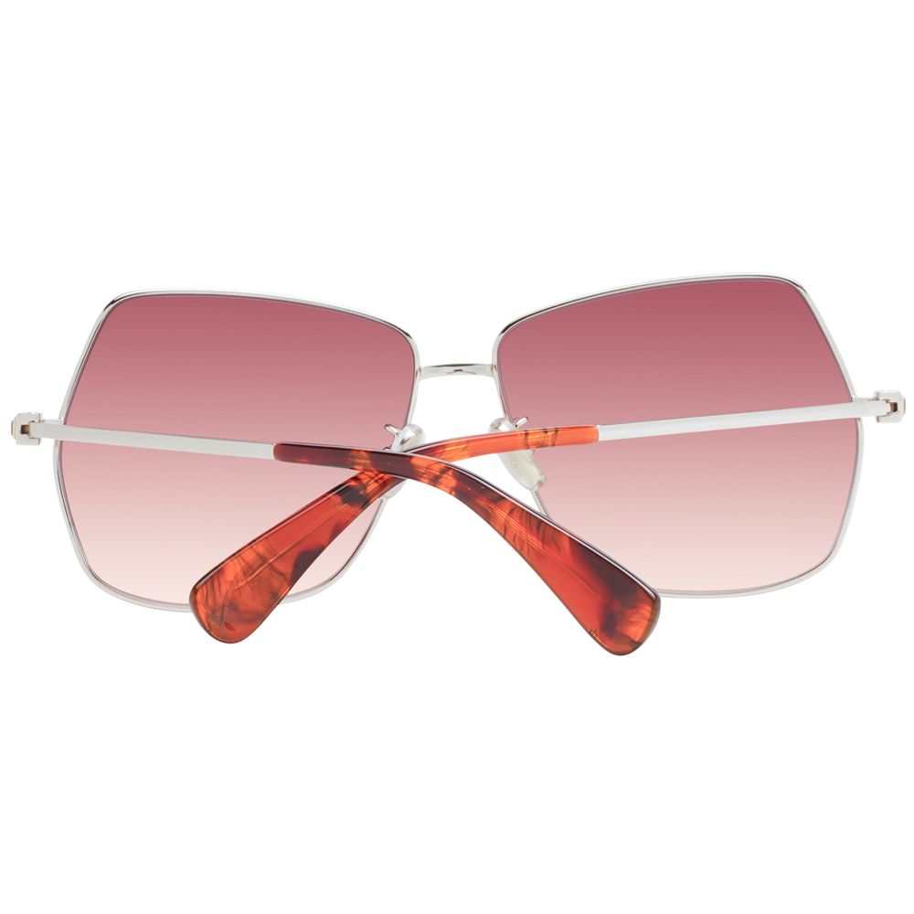 Lunettes de soleil argentées pour femmes