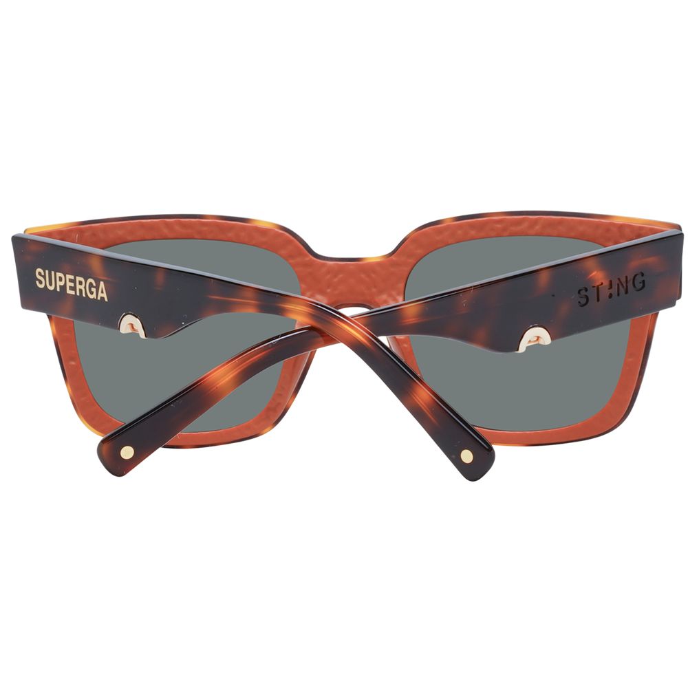 Lunettes de soleil unisexes marron