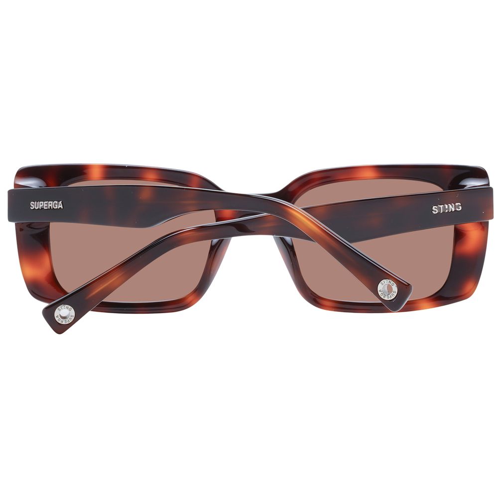 Lunettes de soleil unisexes marron