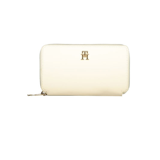 Portefeuille en polyéthylène beige